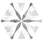 Керамогранит Equipe Bardiglio 17,5х20, Hexagon Flower, 8 мм