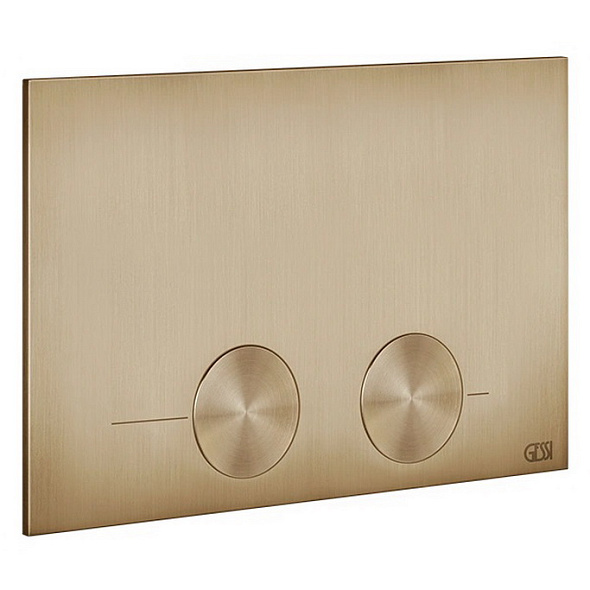 Панель смыва Gessi 54617.726 (TECE), брашированная теплая бронза PVD