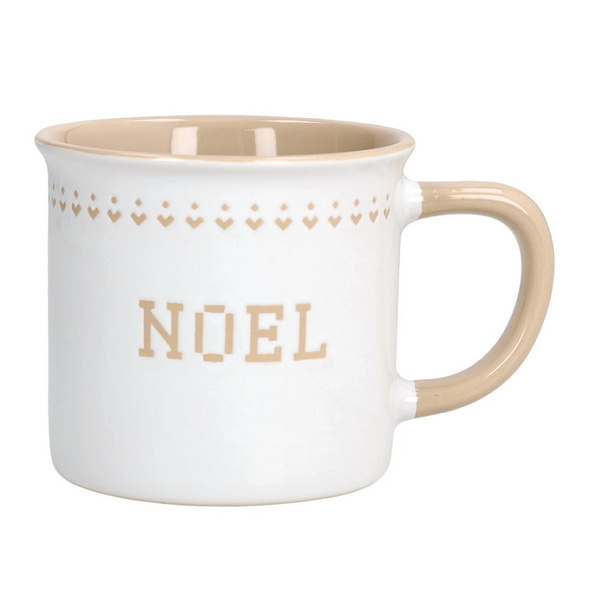 Кружка Noel 360 мл, бежевая