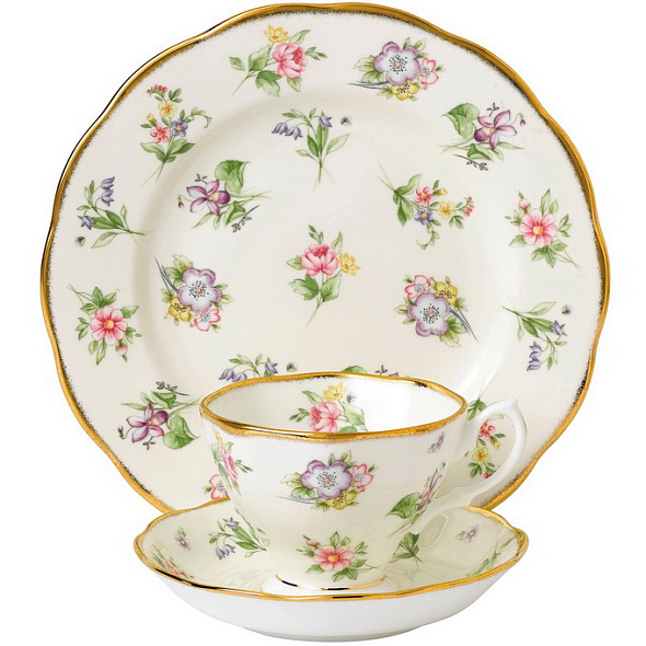 Набор чайный на 1 персону 1920 Spring Meadow, 3 предмета