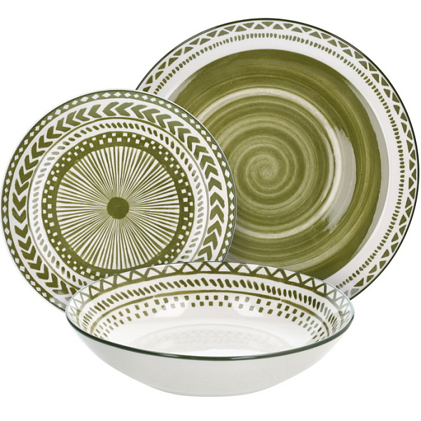 Набор посуды на 6 персон Madison Hakuna, 18 предметов