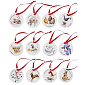 Набор подвесок Wrendale Designs Christmas 7 см, 12 шт