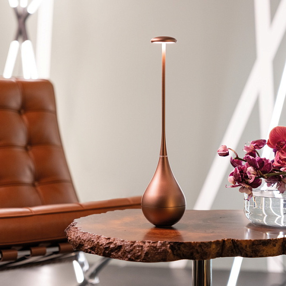 Лампа настольная Zafferano Dondolina Pro 37,6 см, цвет бронза