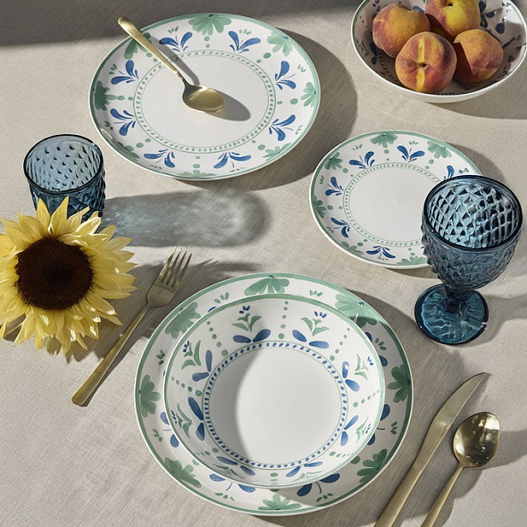 Набор посуды на 6 персон Madison Positano, 18 предметов