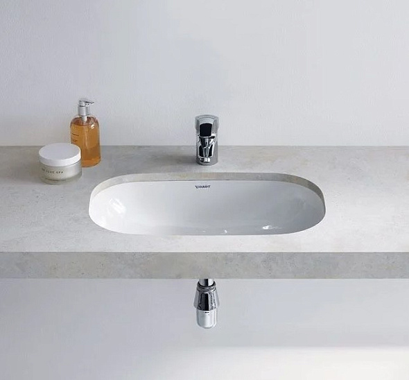 Раковина Duravit D-Code 50х29 0338490000, встраиваемая, белая
