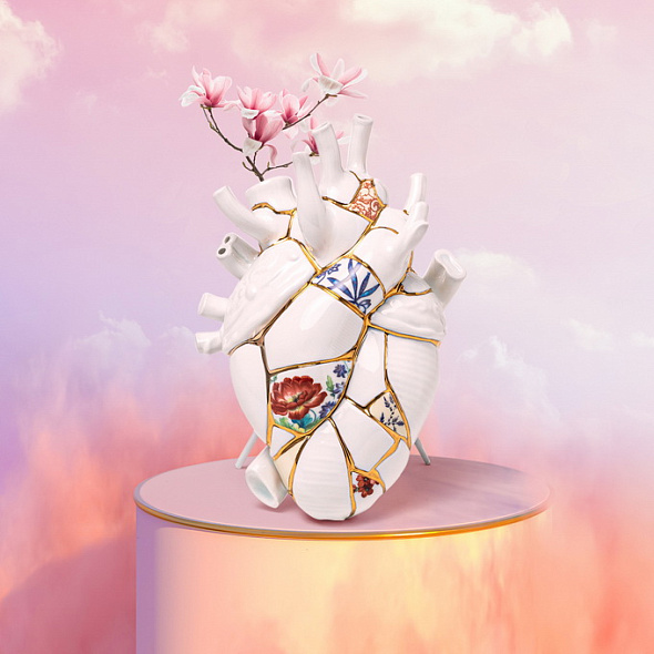 Ваза "Kintsugi" Love in Bloom 25 см