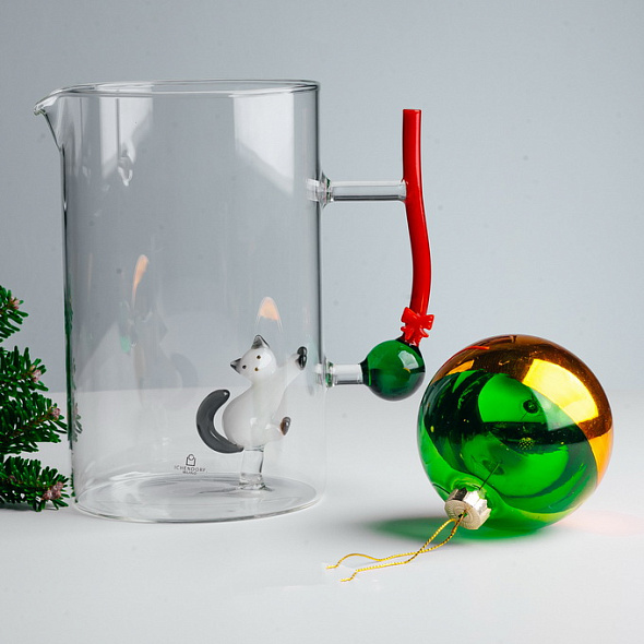 Кувшин "Кот и елочный шар" Tabby Cat 1,5 л