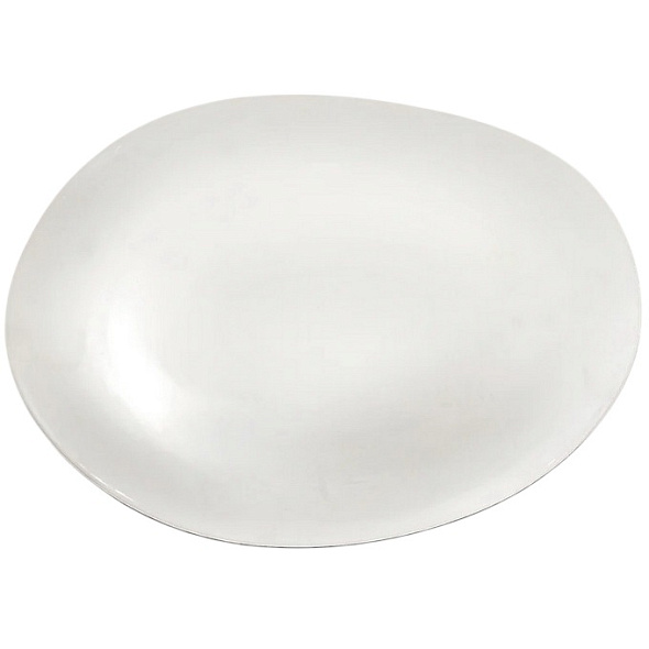 Блюдо Bitossi Oro E Argento 30,5 см, серебряное