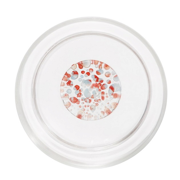 Стакан Teca Terrazzo 350 мл, красный/голубой