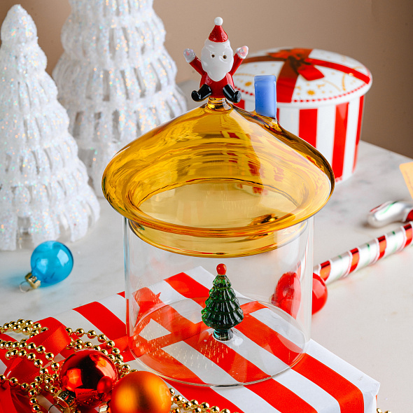 Шкатулка "Санта и рождественская ель" Christmas Tales 18,5х12 см