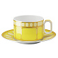 Чашка чайная с блюдцем Signum Jonquil 260 мл 