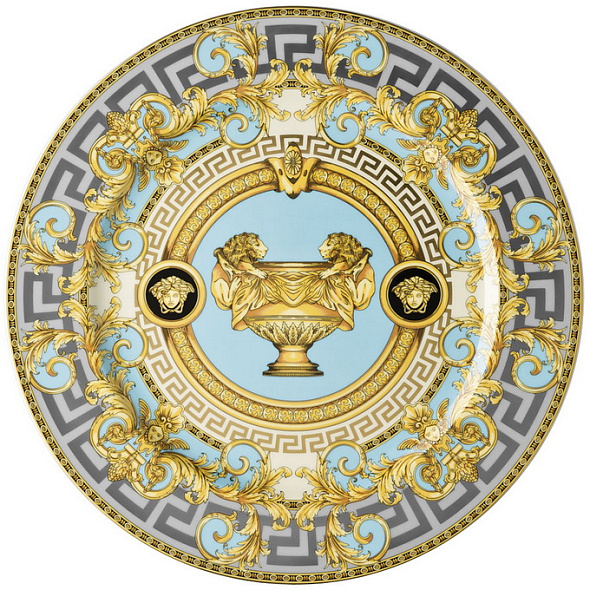 Блюдо сервировочное Versace Prestige Gala Bleu 30 см