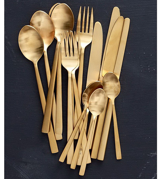 Набор столовых приборов Bitz Gold, 16 предметов