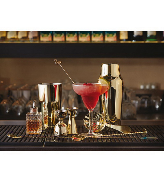 Ложка коктейльная Paderno Bar Gold 27 см