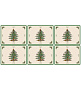 Набор подставок под тарелку Christmas Tree 30,5x23 см, 6 шт