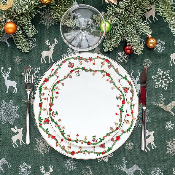 Тарелка салатная Nora Christmas 22 см