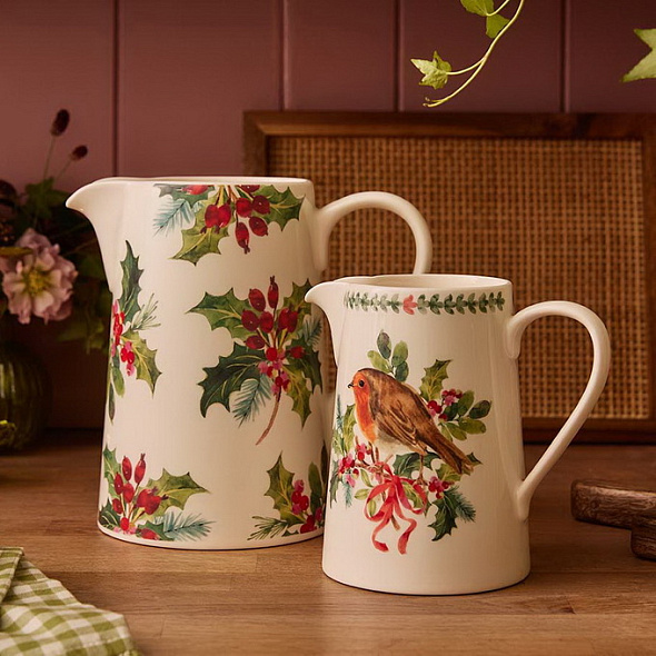 Кувшин Botanic Garden Christmas Holly" Зарянка" 850 л