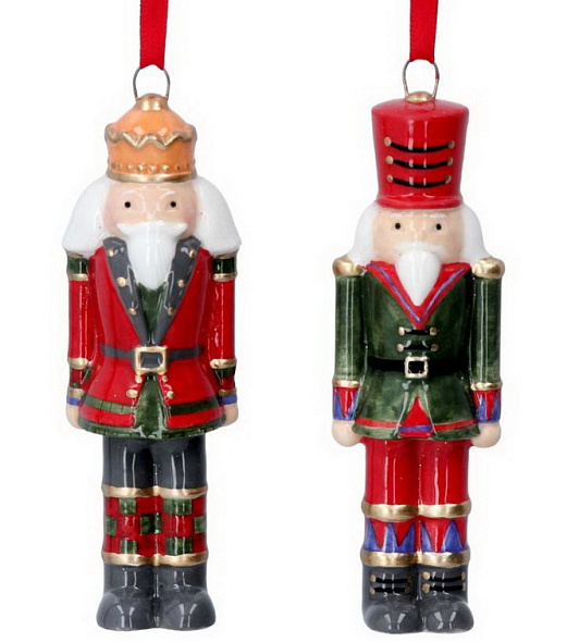 Елочная игрушка "Щелкунчик" 10 см, в ассортименте