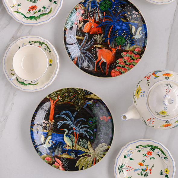 Тарелка салатная "Цапля" 22 см