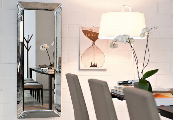 Зеркало Calligaris Pleasure 67х175 Frame Smoke Grey