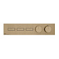 Внешняя часть Gessi HI-FI 63014.726 смесителя термостатического, Warm Bronze PVD