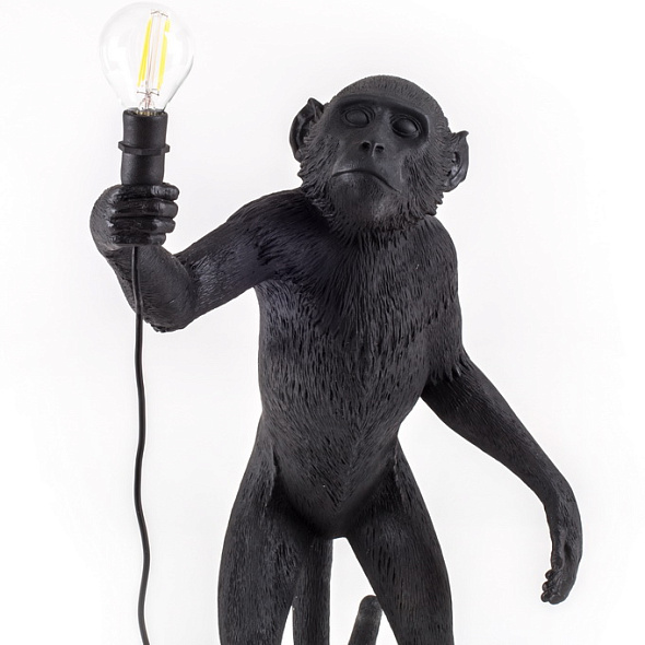 Лампа настольная Monkey Lamp Standing Outdoor 54 см, черная
