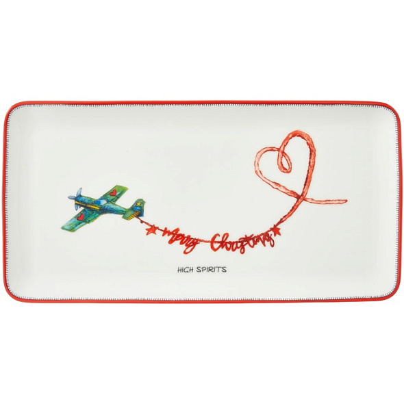 Блюдо прямоугольное High Spirits 30,5х15,5 см