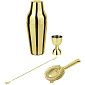 Набор для коктейля "Parisian Set" Paderno Bar Gold, 4 предмета