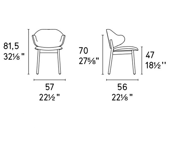 Стул Calligaris Holly, Forest Green Verde Bosque