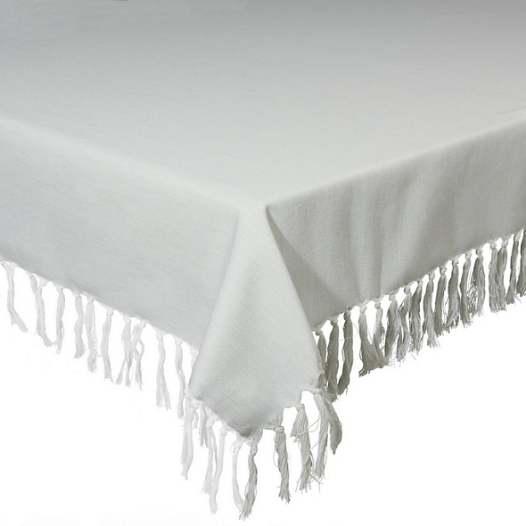 Скатерть прямоугольная Textile Chambray Ecru 140х180 см