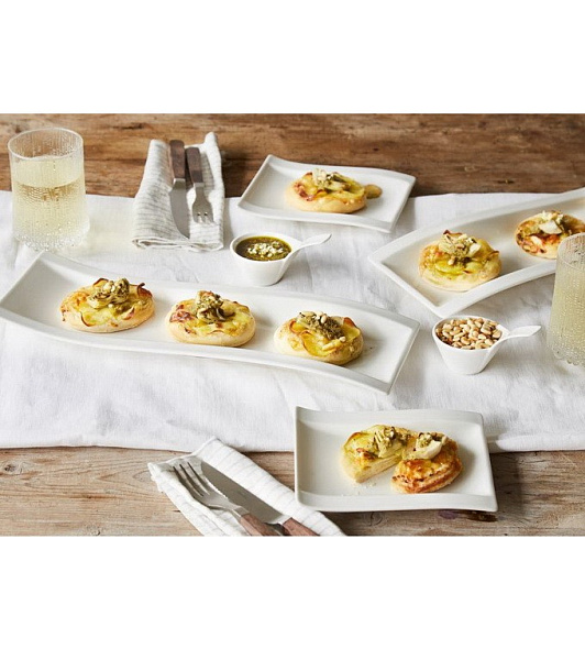 Тарелка салатная прямоугольная NewWave 26x20 см