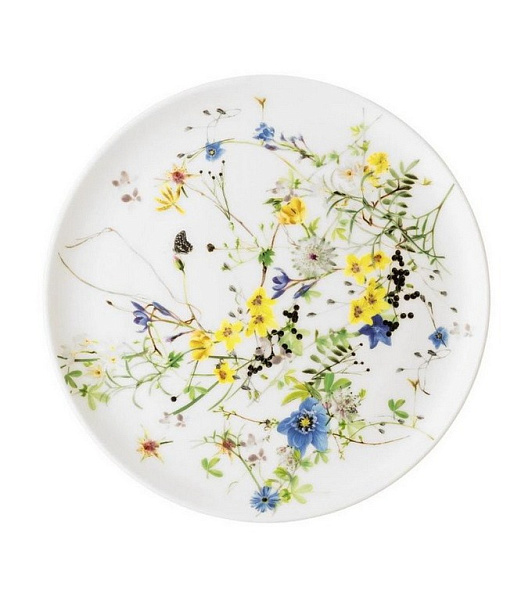 Тарелка для хлеба Brillance Fleurs des Alpes 18 см
