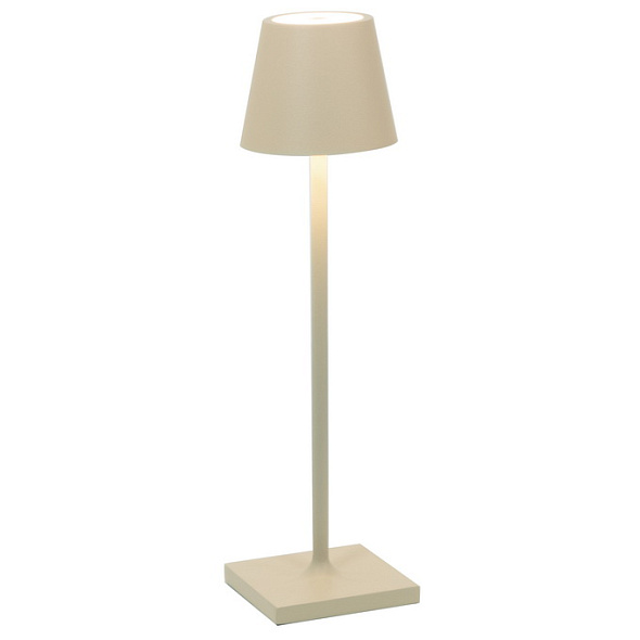 Лампа настольная Zafferano Poldina Pro Micro 27,5 см, песочная