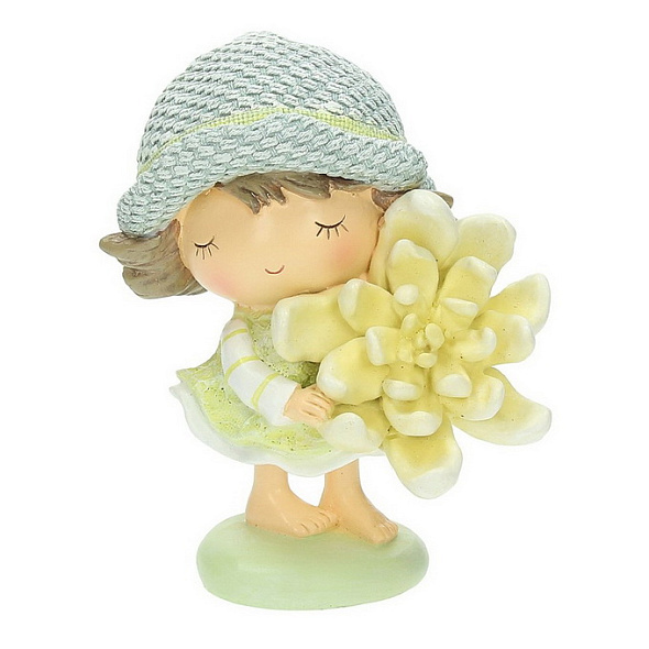 Фигурка "Девочка с георгином" 14 см
