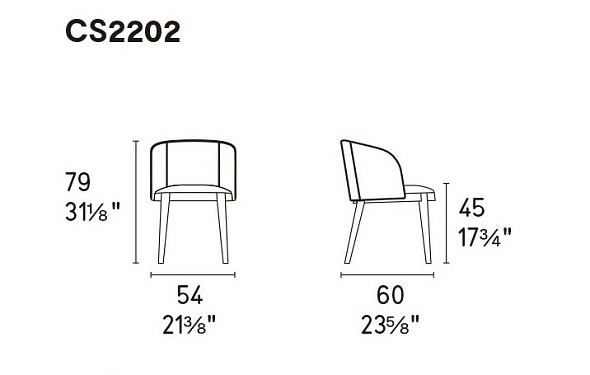 Стул Calligaris Adèl, Venice Black