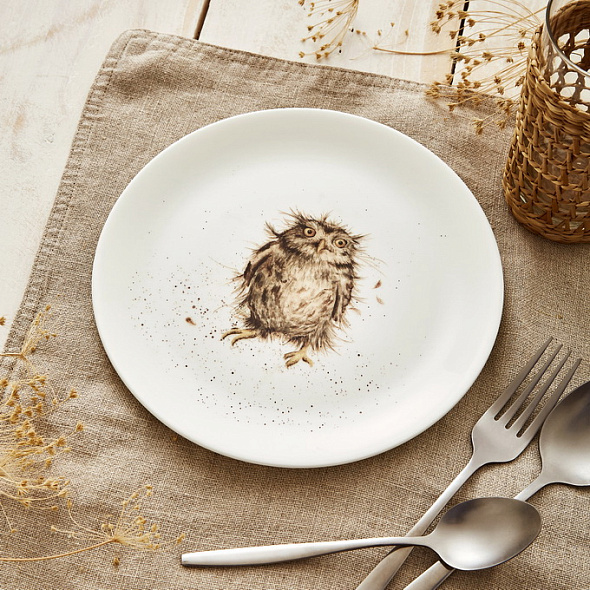 Тарелка салатная "Сова" 20 см