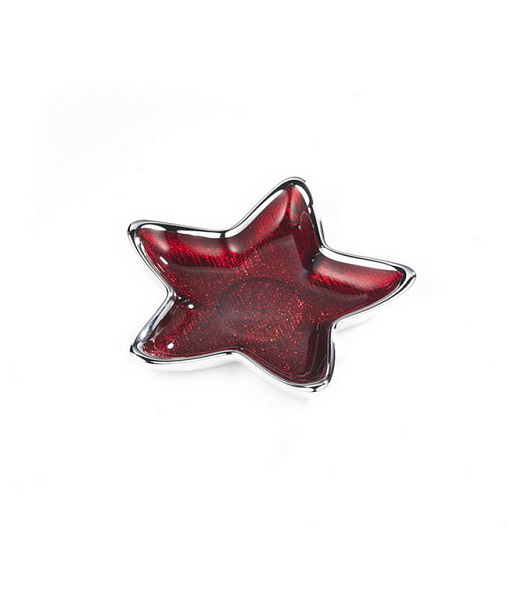 Блюдце "Звезда" Dogale Stelle Alya Rosso 15 см