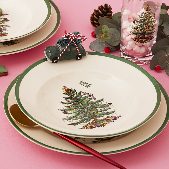 Тарелка глубокая Christmas Tree 23 см