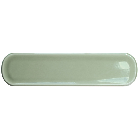 Плитка керамическая Wow Aquarelle 7,5х30, O Mint Grey, 8,5 мм