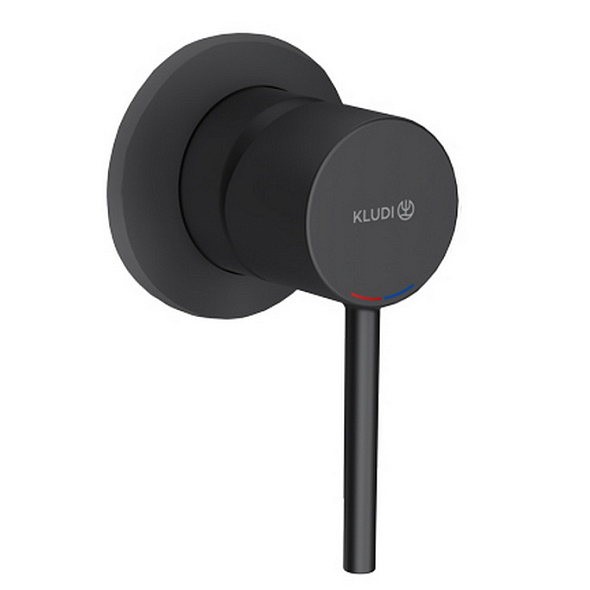 Внешняя часть Kludi Bozz 389253976 смесителя для душа, черный матовый