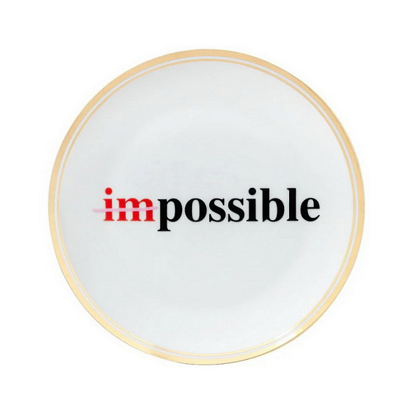 Блюдце "Impossible" La Tavola Scomposta 17 см