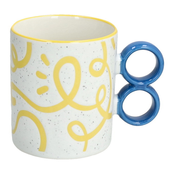 Кружка Holidays 340 мл, цвет ручки синий