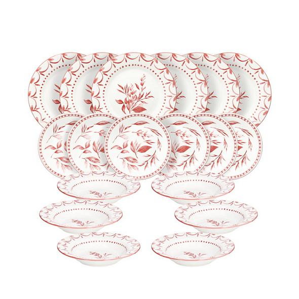 Набор посуды на 6 персон Coral Loira, 18 предметов