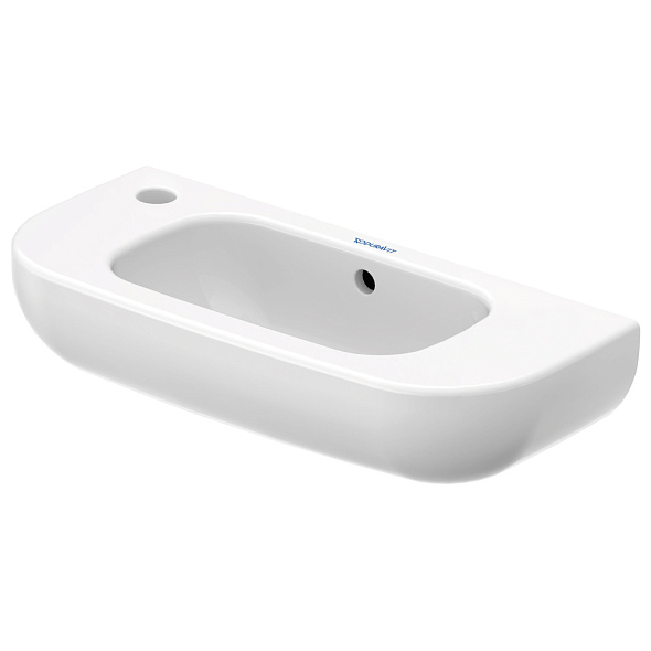 Раковина Duravit D-Code 50х22, отверстие слева, санфарфор