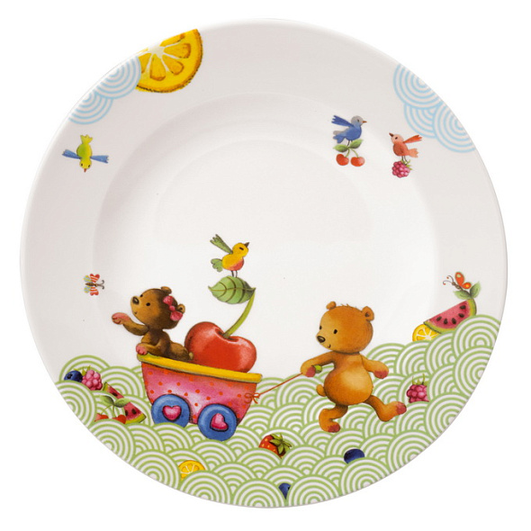 Тарелка столовая Hungry as a Bear 22 см