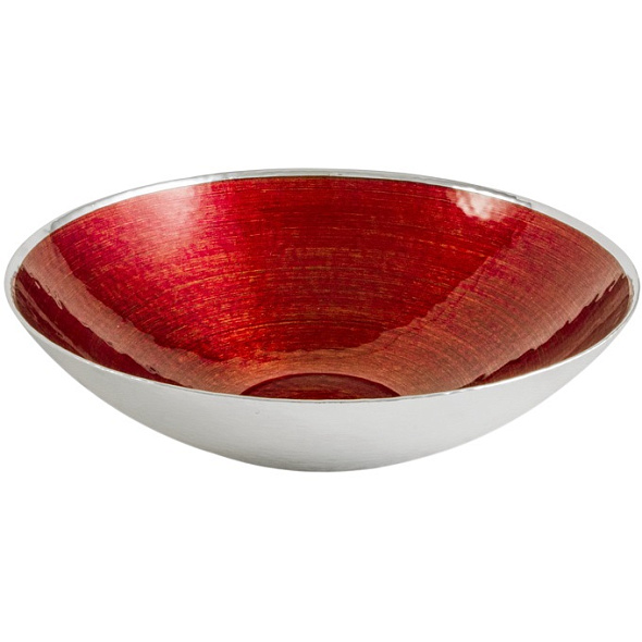 Чаша для фруктов Dogale Fenice Rosso Cardinale 32 см