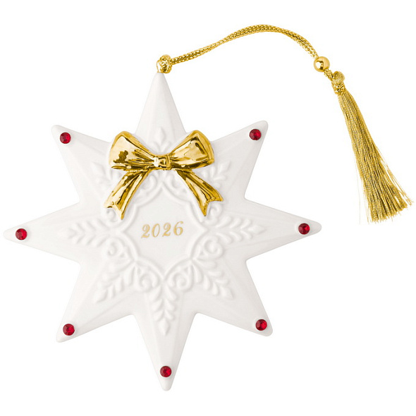 Елочная игрушка Villeroy & Boch Christmas Classics "Звезда 2026" 11,5 см