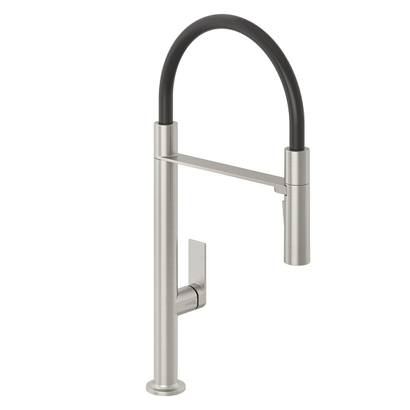 Смеситель для кухни Kludi Qord 56859N575, брашированный никель