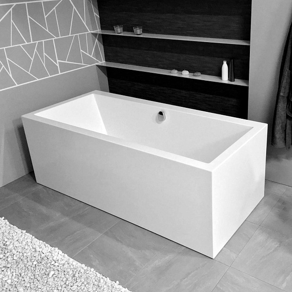 Ванна Kolpa-San Copelia FS 180x80, из каменной массы Kerrock, белая