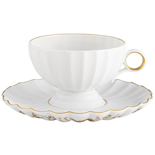 Чашка чайная с блюдцем 200 Anos